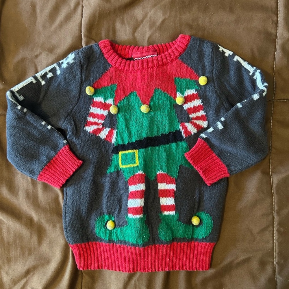 8 Piece 12 Month Boy Christmas/Winter Lot
